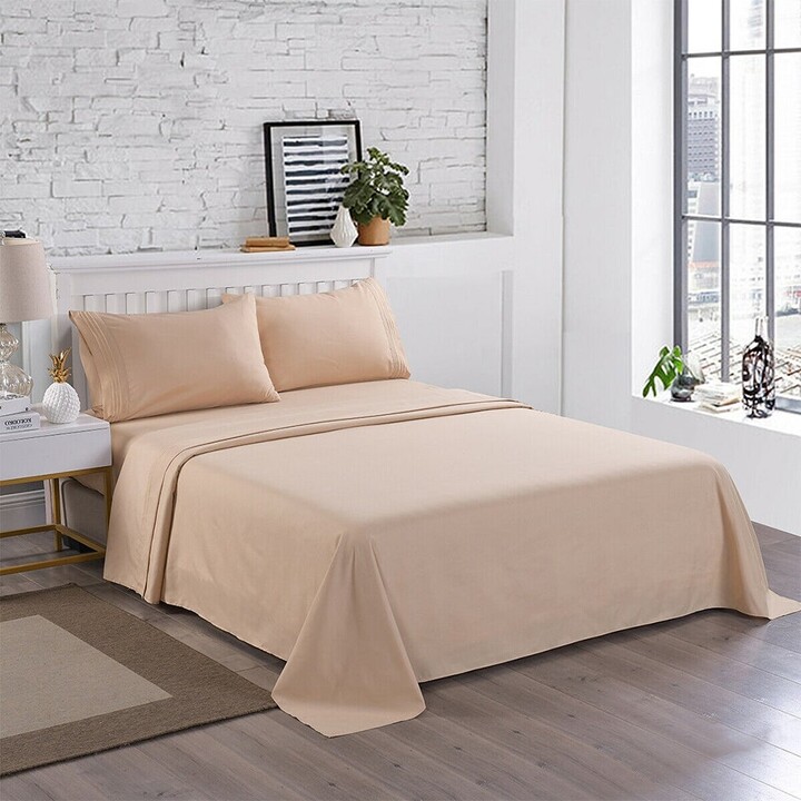 Snake River Décor Egyptian Comfort 2200 Count 4 Piece Sheet Deep Pocket