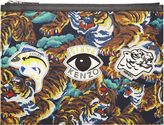 Thumbnail for your product : Kenzo Navy Logo Print Zip Pouch