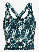 Thumbnail for your product : Sweaty Betty Power Workout Printed Cropped Tank Top