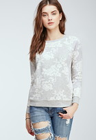 Thumbnail for your product : Forever 21 heathered rose sweatshirt