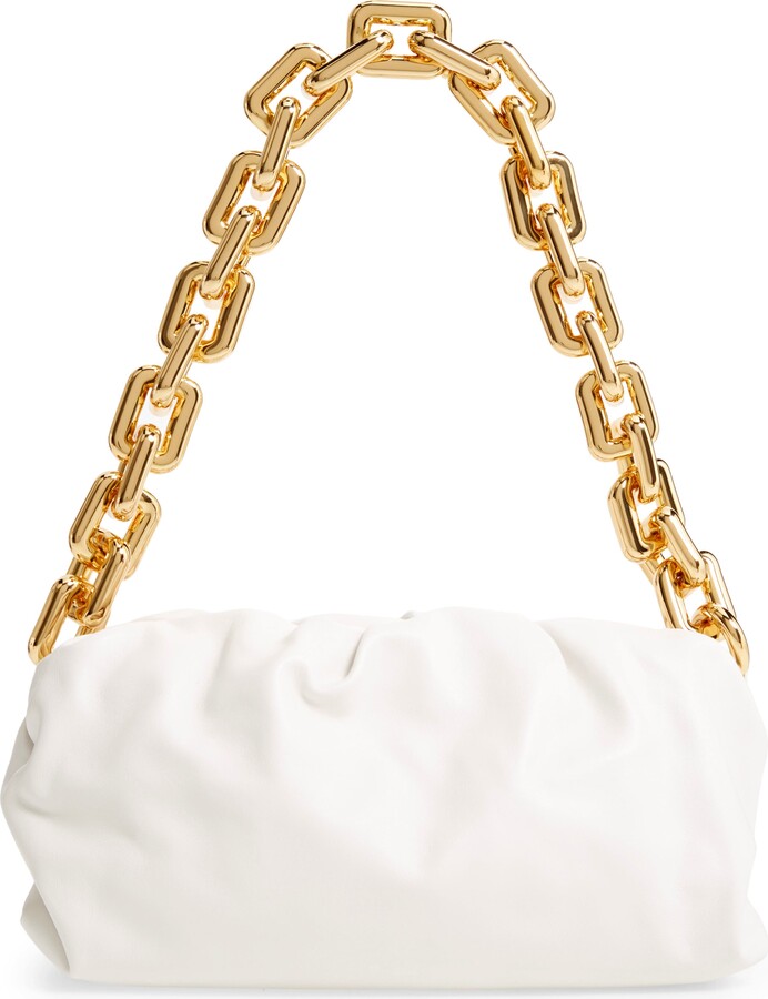 Bottega Veneta Mini Jodie Bag in Slate & Gold, Slate. Size all.