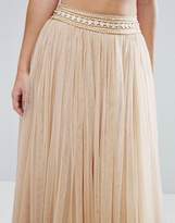 Thumbnail for your product : Lace and Beads Lace & Beads Maxi Tulle Skirt with Embellished Waist Co Ord