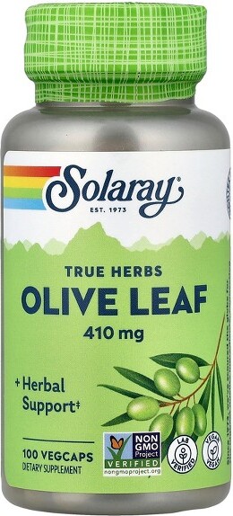 Solaray SolarayTrueHerbs,OliveLeaf,410mg,100VegCaps