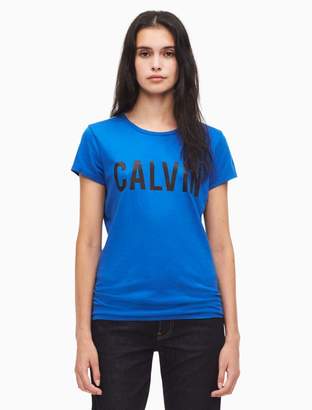 Calvin Klein logo cotton modal t-shirt