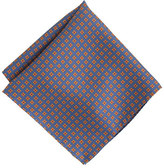 Thumbnail for your product : J.Crew Italian silk pocket square in baltic blue foulard