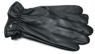 Joseph Abboud Melange Fleece Lined Leather Gloves
