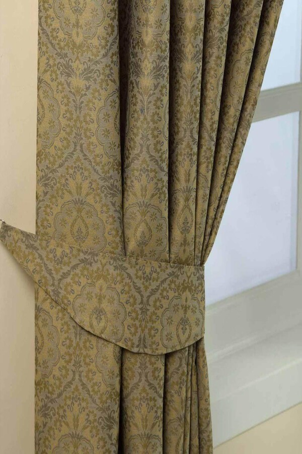 Homescapes Damask Jacquard Curtain Tie Back Pair ShopStyle