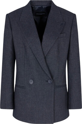 Wolford Single-Breasted Scuba Blazer - ShopStyle