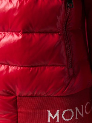 Moncler Fabric And Padded Zipped Jacket