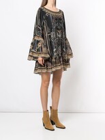 Thumbnail for your product : Camilla Flared Sleeves Paisley Mini Dress