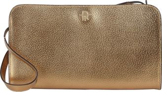 The Row Convertible Clutch-Gold