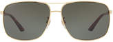 Thumbnail for your product : Gucci Gg0065sk 66 Gold Rectangle Sunglasses