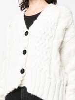 Thumbnail for your product : John Richmond embroidered-Forever detail cardigan