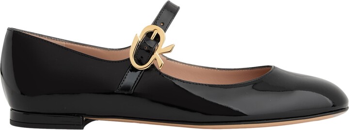 Gianvito Rossi Mary Ribbon 05 Ballerina