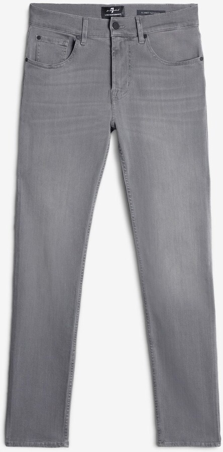 7 For All Mankind Luxe Performance Plus Slimmy Tapered In Grey
