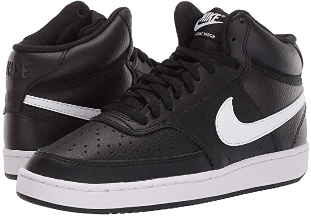 black nike mid tops