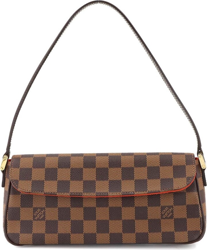 Louis Vuitton Brown Damier Canvas Ebene Damier Canvas Shoulder Bag (Pre-Owned)