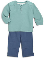 Thumbnail for your product : Splendid Infant's Two-Piece Thermal Henley Top & Pants Set