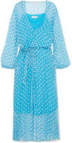Thumbnail for your product : Cloe Cassandro Jemima Printed Silk-crepon Wrap Midi Dress
