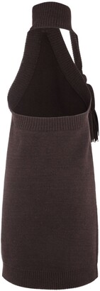 Bottega Veneta Wool Mini Dress W/ Scarf