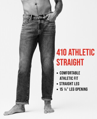 Lucky Brand Men's 410 Athletic Straight Coolmax Jeans