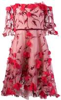 Thumbnail for your product : Marchesa Notte applique detail dress