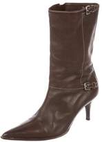 Thumbnail for your product : Hermes Leather Mid-Calf Boots