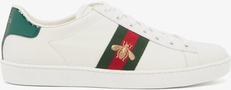 gucci leather trainers