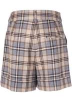 Thumbnail for your product : Alberta Ferretti High Waist Checked Shorts