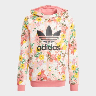 adidas Girls' HER Studio London Floral Pullover Hoodie - ShopStyle