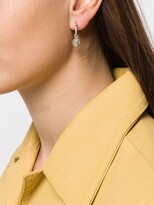 Thumbnail for your product : VICTORIA STRIGINI Medusa coin hoop earrings