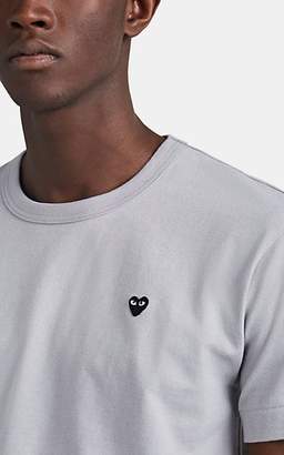 Comme des Garcons PLAY Men's Heart Cotton T-Shirt - Gray