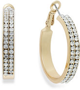 Thumbnail for your product : Alfani Pavé Crystal Hoop Earrings