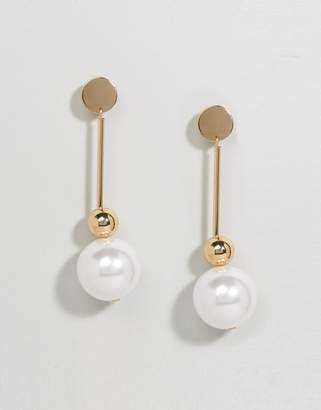 ASOS Oversized Pearl Drop Earrings