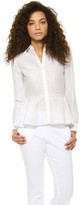 Thumbnail for your product : Marchesa Voyage Peplum Button Down