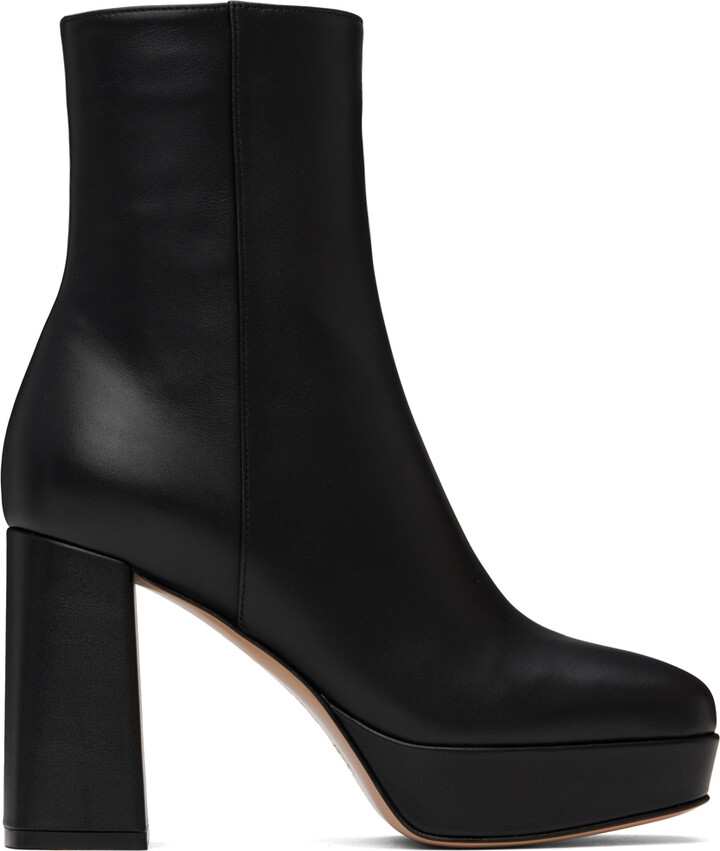 Gianvito Rossi Black Daisen Boots