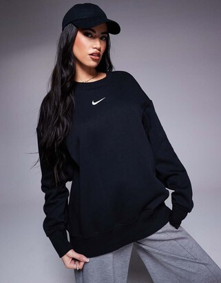 women's nike mini swoosh sweatshirt