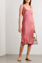 Thumbnail for your product : CAMI NYC The Evelyn Open-back Silk-blend Charmeuse Midi Dress