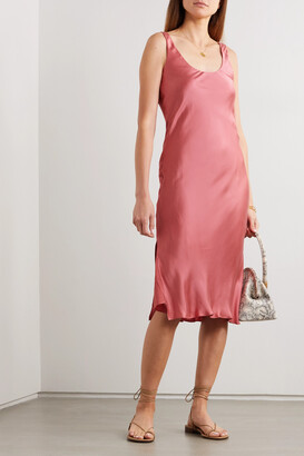 CAMI NYC The Evelyn Open-back Silk-blend Charmeuse Midi Dress