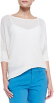 Thumbnail for your product : Vince Sheer Lightweight Cashmere Pullover