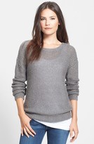 Thumbnail for your product : Halogen Metallic Knit Crewneck Sweater