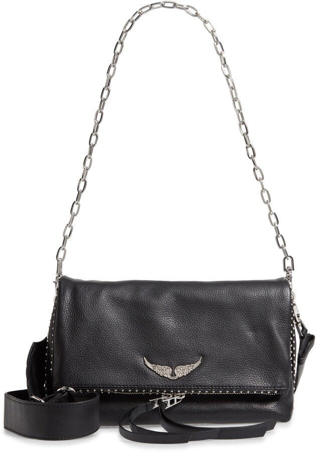 Zadig & Voltaire Rocky Studded Leather Crossbody Bag ShopStyle