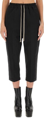 Rick Owens Drawstring Astaires Cropped Pants