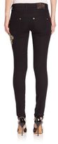 Thumbnail for your product : Roberto Cavalli Embroidered Skinny Jeans