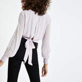 Thumbnail for your product : River Island Purple embellished tie back top