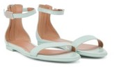 Thumbnail for your product : HUGO BOSS Italian-made sandals in calf leather with ankle strap
