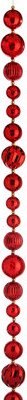Regency International 5' Red Ornament Ball Novelty Garland