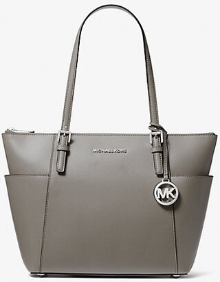 grey michael kors purse