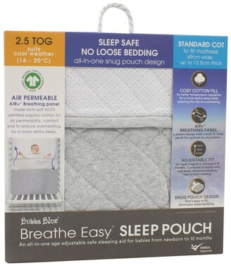 Bubba Blue Bubba Blue Breathe Easy 2.5 Tog Sleep Pouch for Standard Cot (Newborn 12 months)