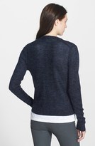 Thumbnail for your product : Caslon Marled Knit Moto Jacket (Regular & Petite)